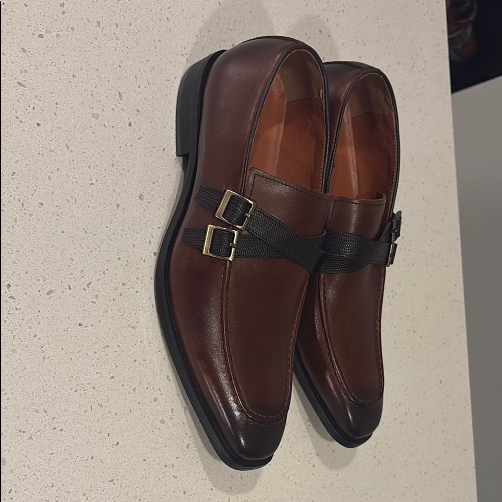 Brown Leather Loafers with Sleek Design